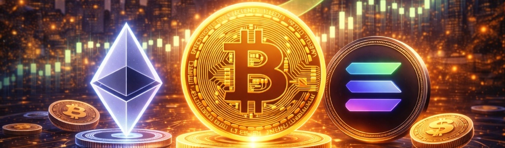 BTC rebounded from $63,000 after Iran strike volatility, climbed $11,000 and tested $74,000 before easing to about $72,000 in a monthly peak.