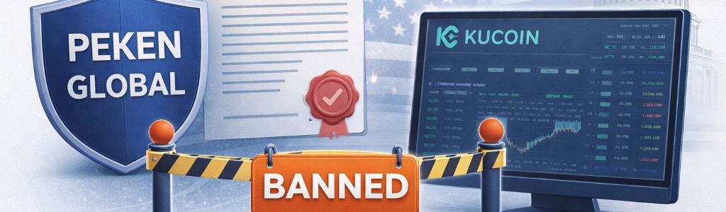 A U.S. court ordered Peken Global to block U.S. traders from accessing KuCoin, turning its separation from that market into a permanent restriction.