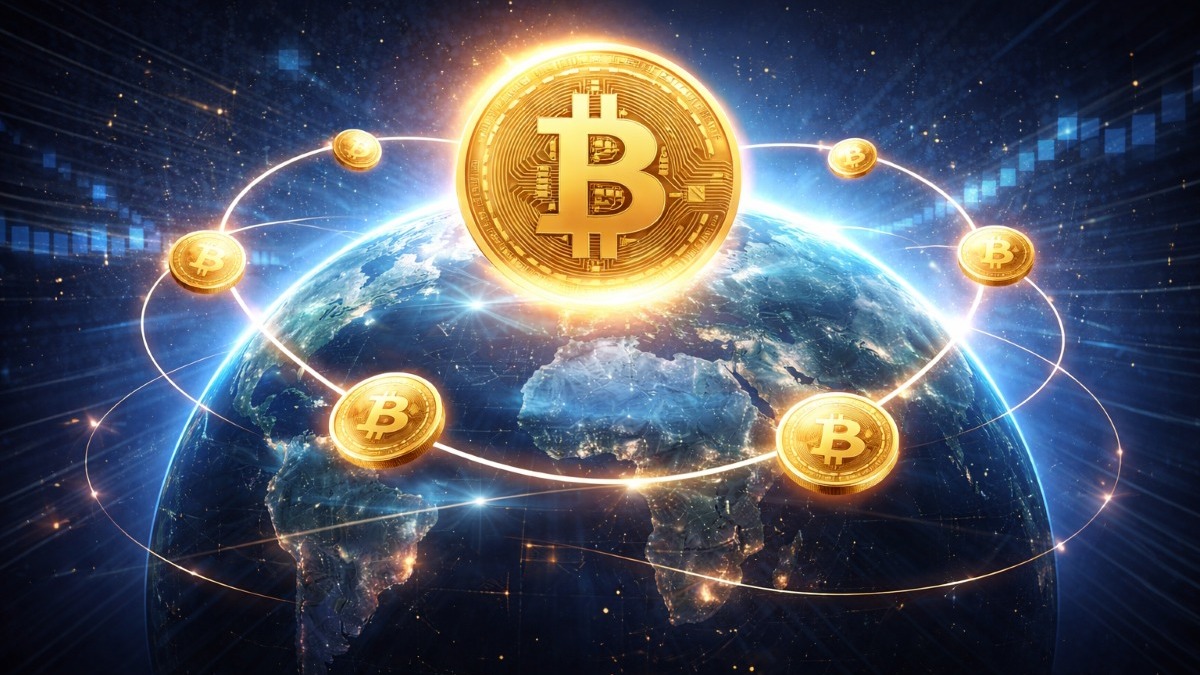 Cathie Wood says Bitcoin could become global money, arguing that fixed supply, stablecoin shifts and geopolitical stress may boost its monetary appeal.