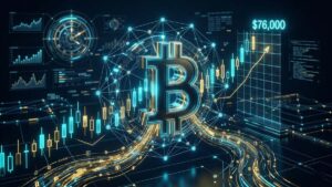 Bitcoin nears $76,000