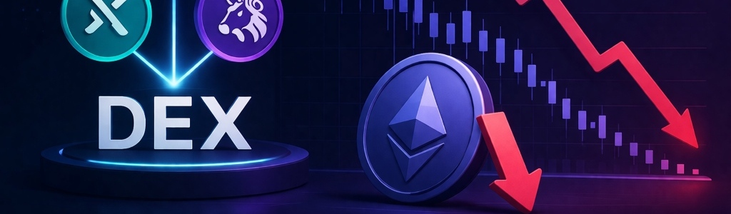 Weekly DEX volume slipped to about $41.07 billion, returning to levels last seen around late March 2025 after a weaker first quarter for speculation.