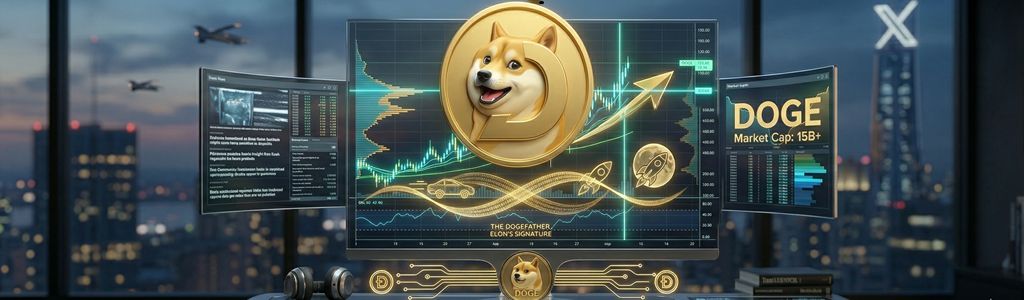 Dogecoin surges as Elon Musk revives the legendary 'Dogefather' meme