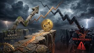 Dogecoin bounces off a decade-long support level