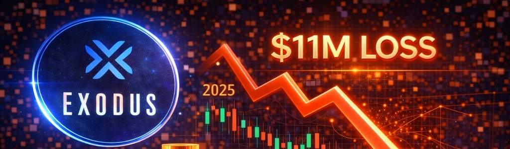 Exodus reported record 2025 revenue of $121.6 million, but still ended the year with an $11.4 million net loss after posting $113 million in income during 2024.