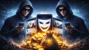 ZachXBT linked fake X war accounts to six-figure crypto scam profits, showing how AI impersonation can turn viral fear into fraud.