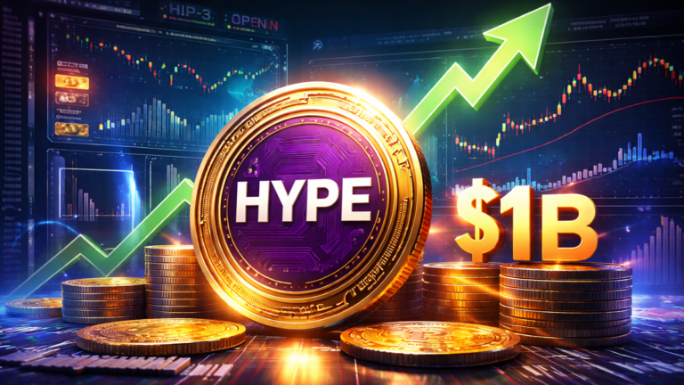 Hyperliquidās HIP-3 Open Interest Tops $1B Daily ā Could It Ignite the Next HYPE Rally?