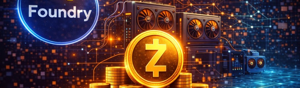 Foundry plans to launch an institutional-grade Zcash mining pool in April 2026, extending its infrastructure model beyond Bitcoin and deeper into the Zcash market.
