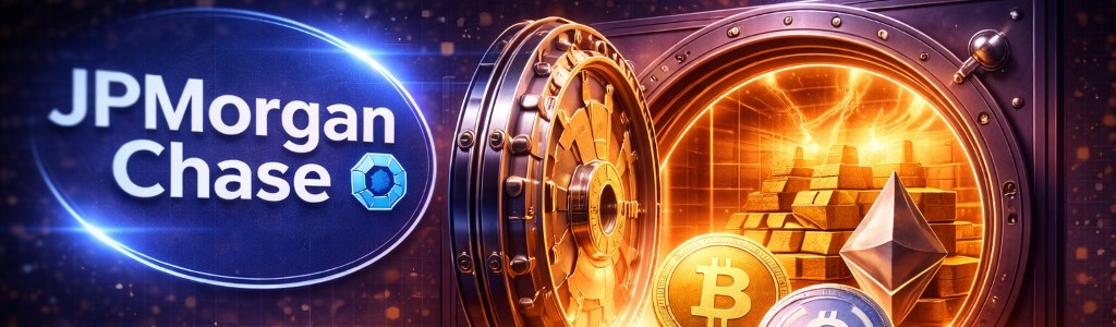 JPMorgan now lets select clients use Bitcoin and Ethereum as collateral for certain loans, extending its crypto integration beyond exchange-traded products.