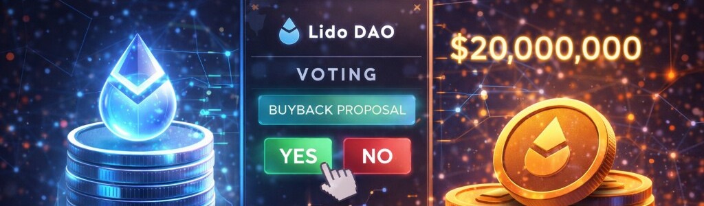 The DAO is voting to use 10,000 stETH, worth about $20 million to $21 million, to buy back LDO on the open market.