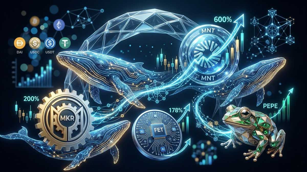 Mantle (MNT) recorded a 600% increase in transactions over $100,000