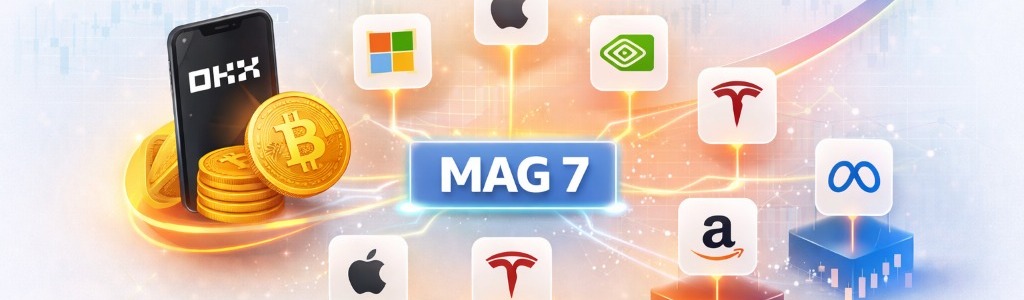 OKX launched more than 20 equity perpetual swaps, giving users in supported regions 24/7 exposure to major global stocks through crypto-collateralized trading.