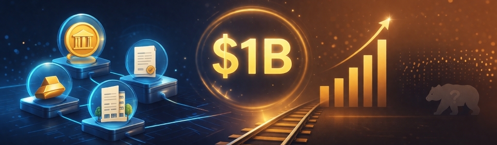 Tokenized Assets Break $1B: Real Financial Rails or Bear-Market Noise?