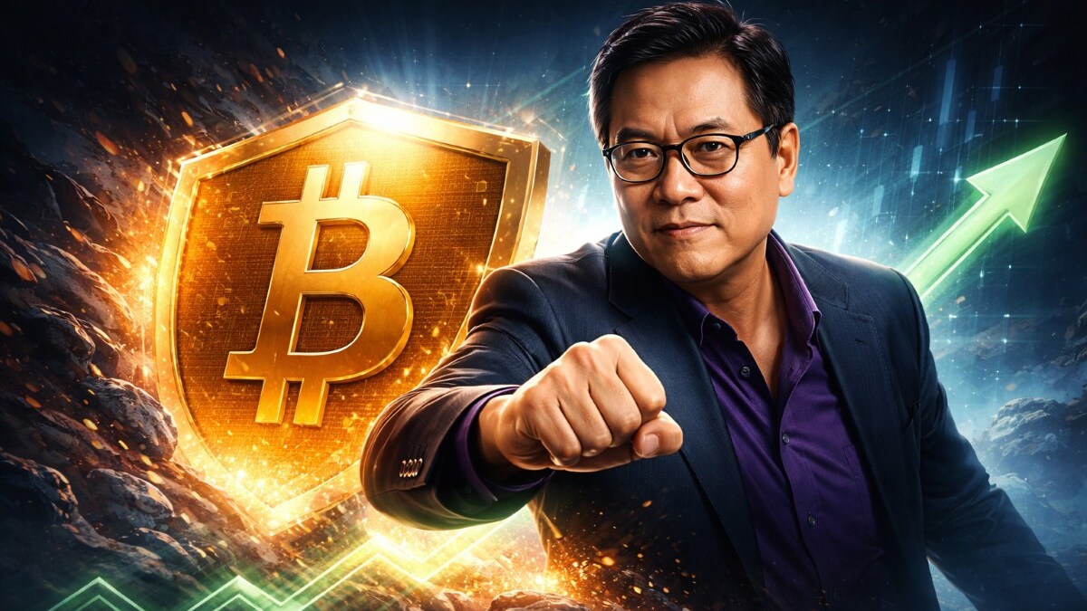Robert Kiyosaki defended his crash warning and said he keeps saving Bitcoin, arguing that crises reward those who prepare instead of panic.