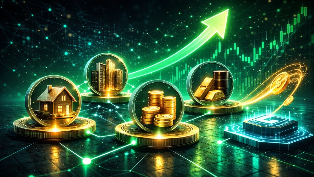 Los RWA tokenizados avanzan pese a un mercado cripto dƩbil: 1inch y Ondo superan $2.5B en volumen, con BNB Chain liderando y el TVL RWA en Ethereum cerca de $15B.