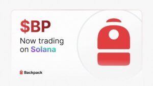 Backpack Taps Sunrise Distribution to Deliver $BP Directly Into the Solana Ecosystem