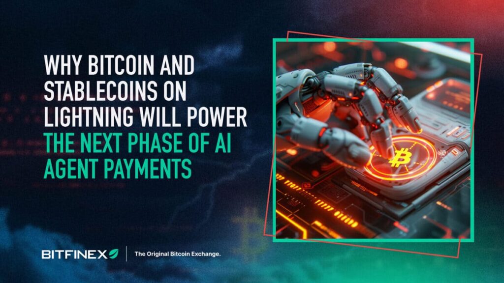 Bitfinex Highlights Bitcoin and Stablecoins on Lightning as the Backbone of AI Agent Payments