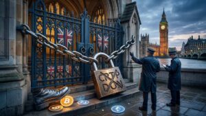 The British Government has decreed an immediate moratorium preventing political parties from receiving digital assets