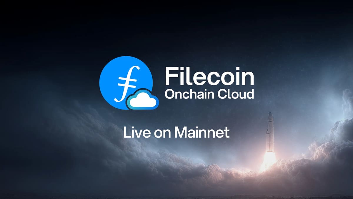 Filecoin Onchain Cloud Goes Live to Power AI‑Driven Data Workloads