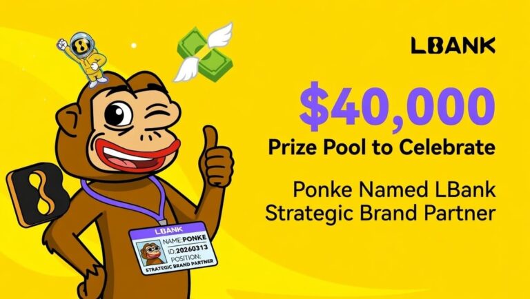 LBank Taps Ponke as Strategic Brand Partner, Launches 40,000 USDT Reward Campaigns