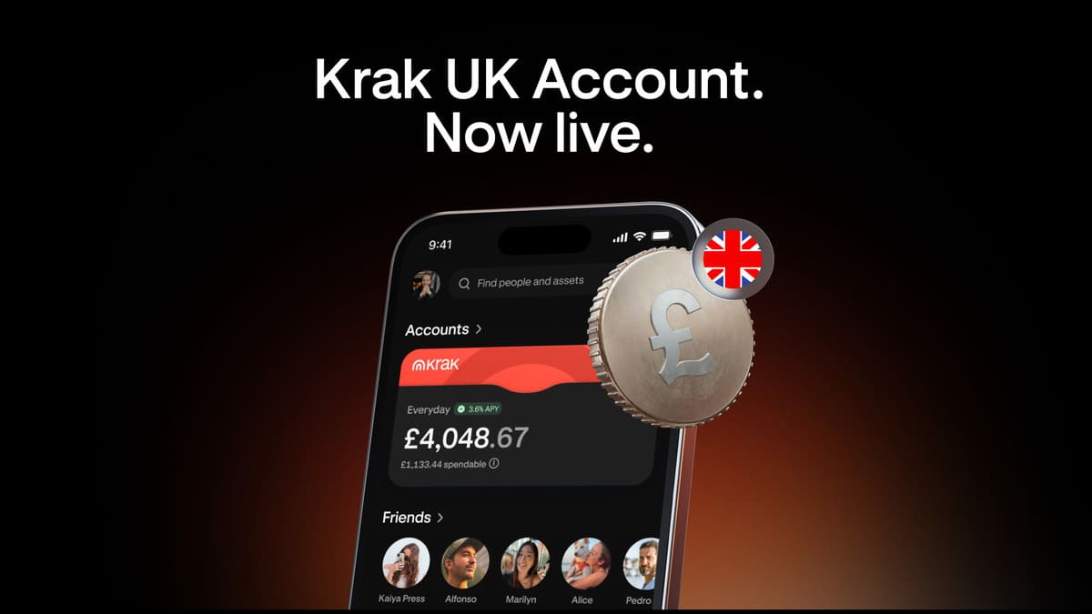 Krak Introduces UK Accounts With Instant Setup and Salary Rewards