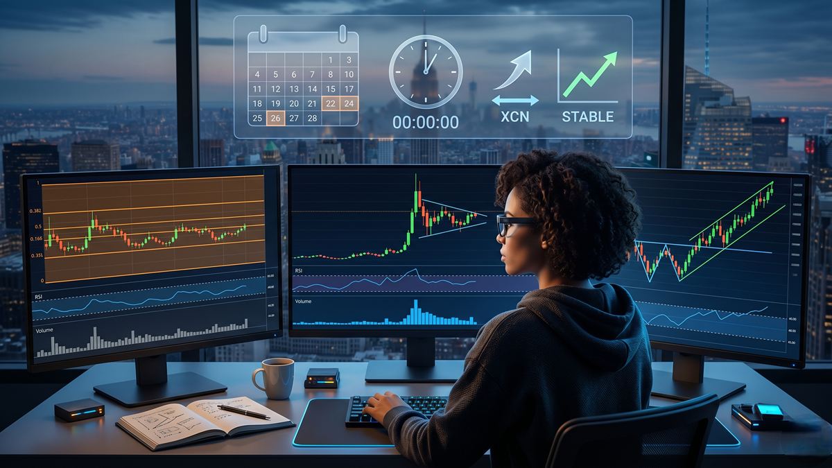 3 altcoins (XCN, RAIN, and STABLE) show mixed signals between 47% rallies and key consolidations.