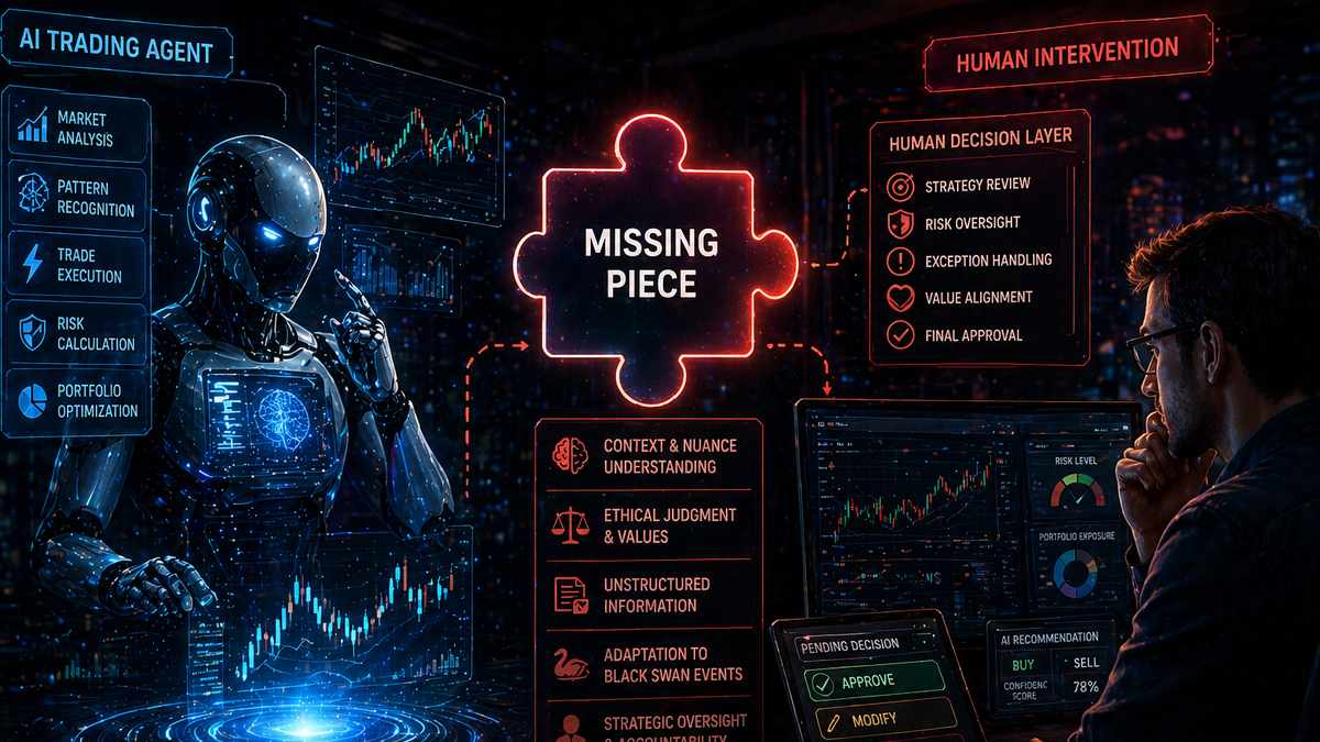 AI Trading Agents: The Missing Piece That Keeps Them From Operating Without Human Intervention