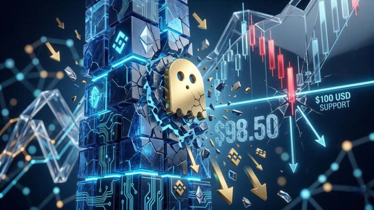 Aave falls below $100-