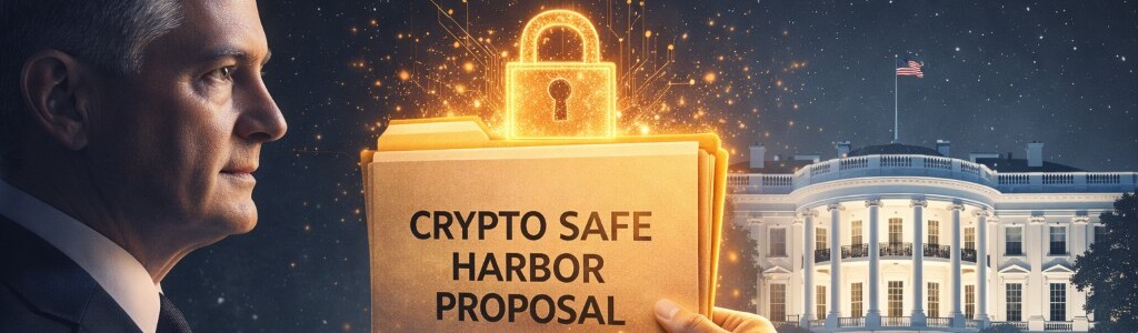 Paul Atkins said the SEC’s crypto safe harbor proposal has reached White House review, marking an advance in the agency’s digital asset rulemaking effort.