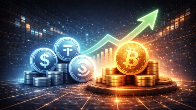 Binanceās stablecoin reserves are rising as BTC and ETH balances fall, a setup that could point to stronger spot buying demand.