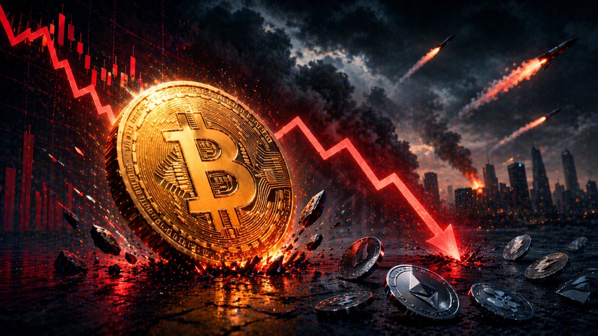 Bitcoin fell toward $74,000 as Iran-linked tensions hit oil, pressured risk assets, and dragged the wider crypto market into renewed volatility.