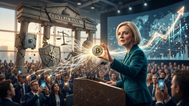 Liz Truss defines Bitcoin as the ultimate weapon against the power of central banks