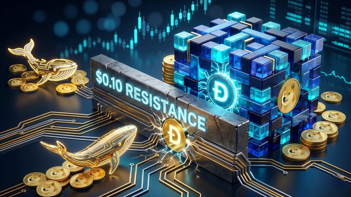 DOGE tests the $0.10 barrier
