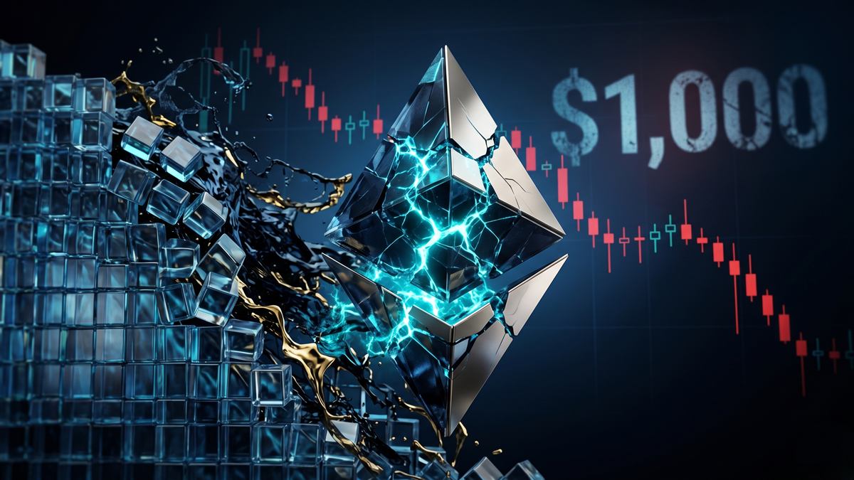 Ethereum at risk of falling to $1,000-