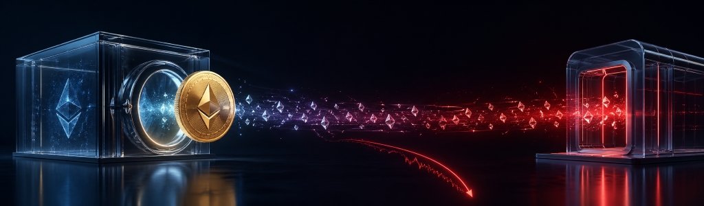 Galaxy-linked wallets moved about 45,000 ETH worth more than $104 million to Binance, Bybit, and OKX in a 15-hour window.