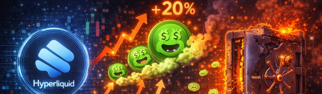 Coordinated wallets allegedly pushed FARTCOIN up 20% in under four hours, forcing Hyperliquidās HLP vault to absorb the opposing side in thinning liquidity.