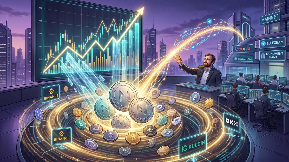 Hoskinson Highlights Explosive Growth as NIGHT Ranks Among Top-Traded Crypto Assets