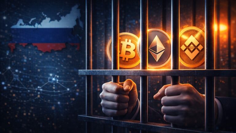 Russia proposes strict penalties for illegal crypto activity, including prison sentences of up to seven years, tightening regulatory control.