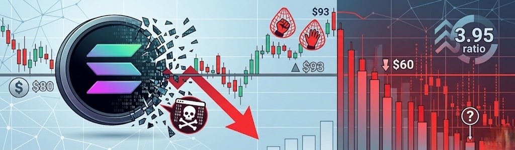 Solana breaks the $80 support level after the Drift exploi