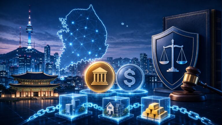 South Korea is moving to place tokenized RWAs and stablecoins under existing financial laws, signaling a more institutional path for digital assets.
