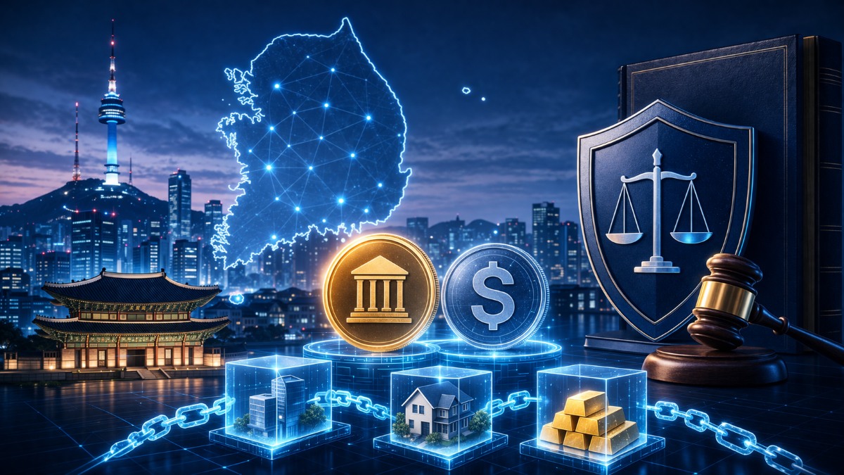 South Korea is moving to place tokenized RWAs and stablecoins under existing financial laws, signaling a more institutional path for digital assets.