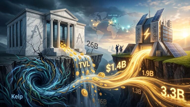 Aave's TVL drops by $10 billion following the Kelp exploit, while SparkLend absorbs $1.4 billion in deposits