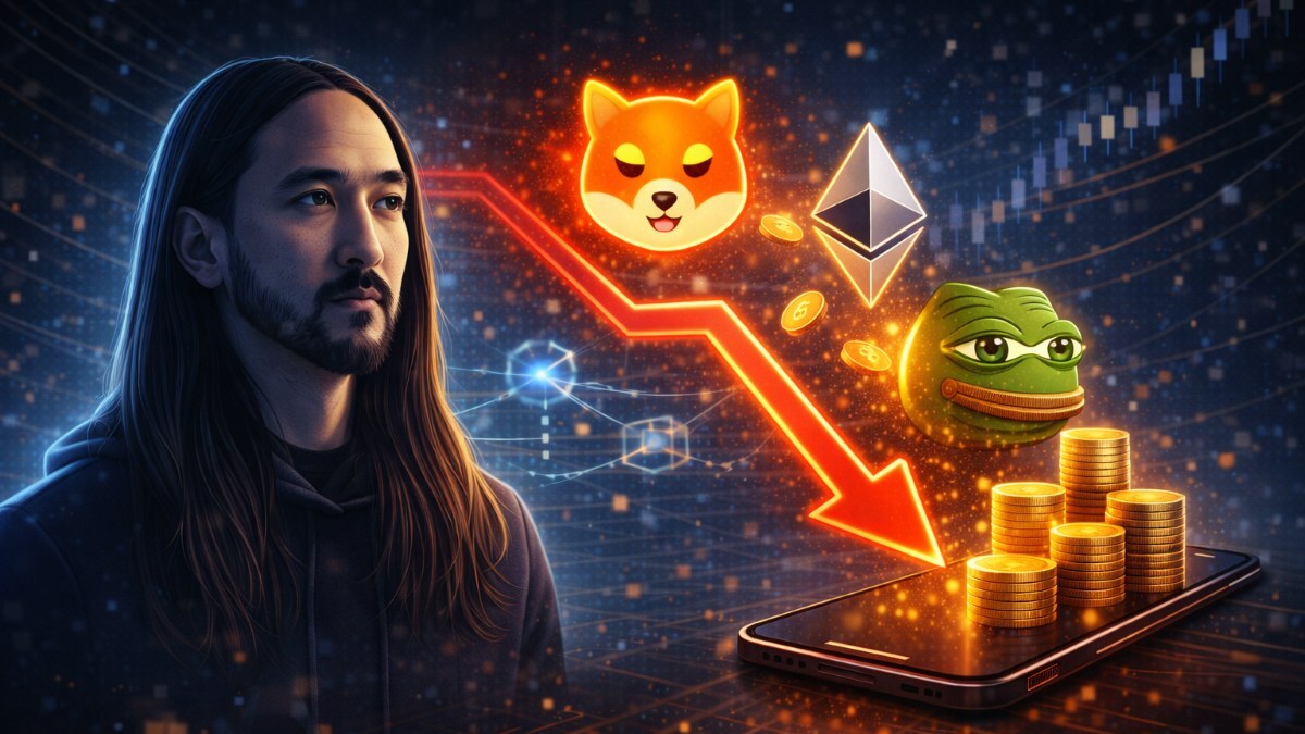 Steve Aoki sold about $30K in SHIB and ETH and sent proceeds to Gemini, extending a recent pattern of trimming meme-coin exposure.