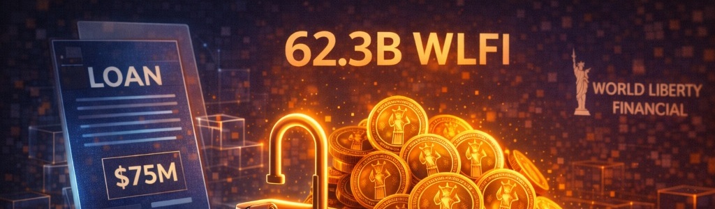 World Liberty Financial proposed unlocking 62.3 billion WLFI governance tokens on Tuesday, days after using 5 billion tokens as collateral for a $75 million loan.