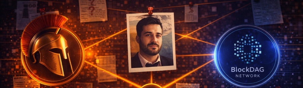 ZachXBT restated claims linking Spartans, Gurhan Kiziloz, and BlockDAG, reviving allegations about hidden leadership, aggressive fundraising, and money flows tied to the project.