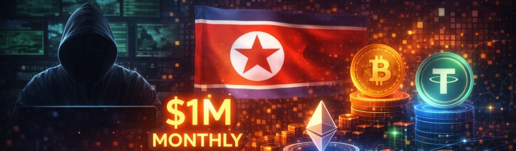 ZachXBT exposed data from an alleged DPRK-linked internal payment server that processed roughly $1 million per month through crypto-based flows over late 2025 and early 2026.