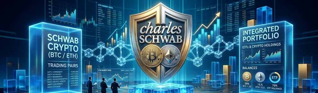 Schwab launches its cryptocurrency trading platform