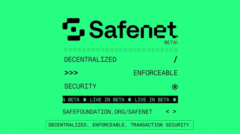Safe Foundation Rolls Out Safenet, Expanding On‑Chain Security Through Validator Delegation