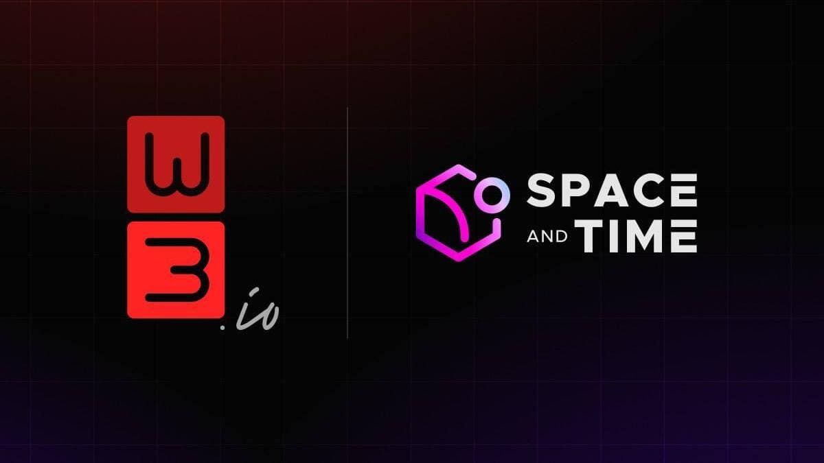 W3.io and Space and Time Launch Verifiable Infrastructure for Enterprise Finance