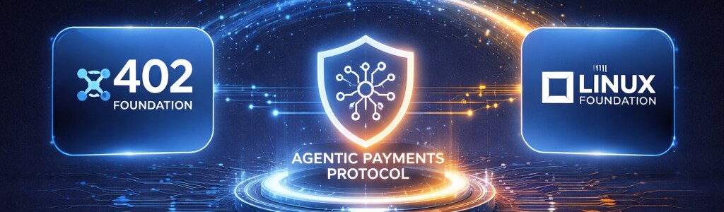 The Linux Foundation launched the x402 Foundation and accepted Coinbase’s protocol contribution, giving the agentic-payments standard a neutral, community-governed home.