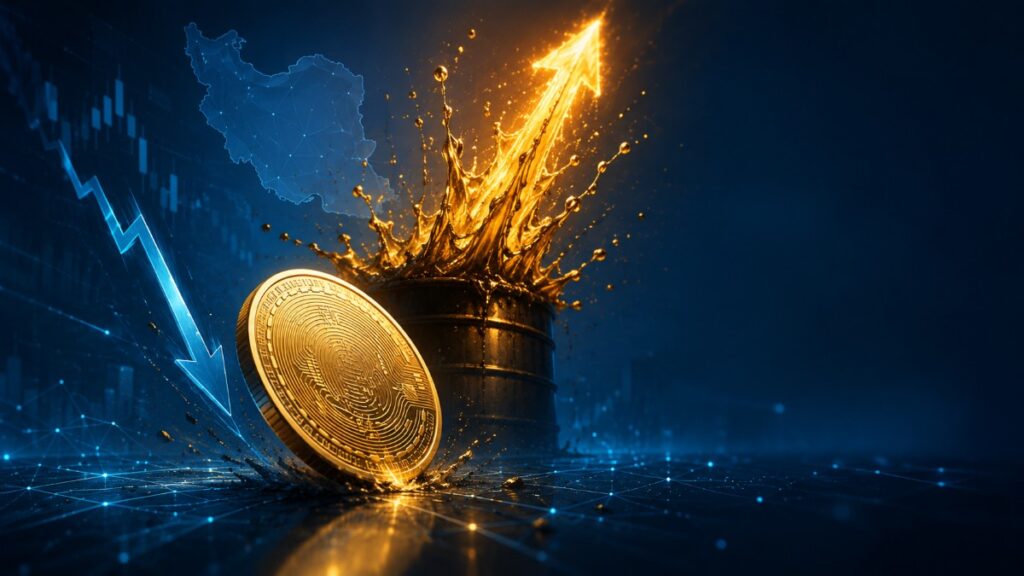 Bitcoin fell below $80K after U.S. strikes in Iran sent oil above $100, triggering futures liquidations and bearish positioning.